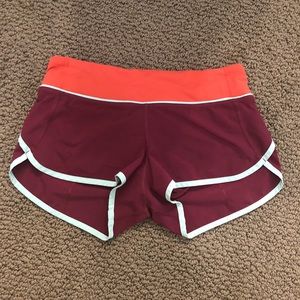 size 4 purple Lululemon shorts